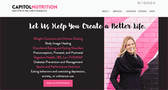 Desktop Screenshot of capitolnutritiongroup.com